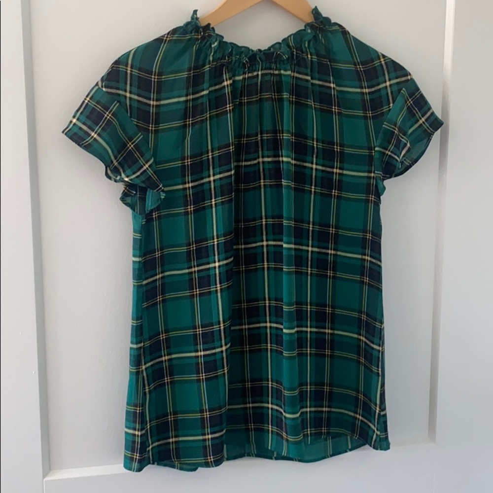 Express plaid top!